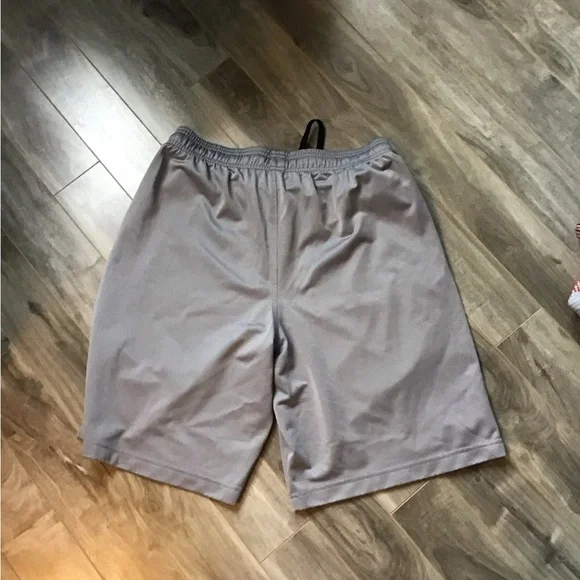 Under Armour Gray and Black Athletic Shorts - Picture 4 of 4